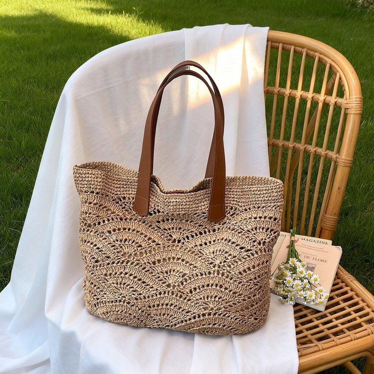 Generous Macrame Beach Bag Kalsten
