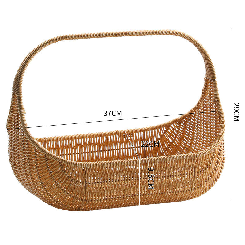 Handcrafted Wicker Storage Basket Kalsten