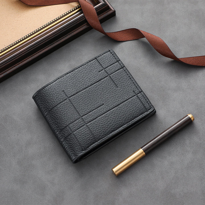 Textured Leather Wallet Kalsten