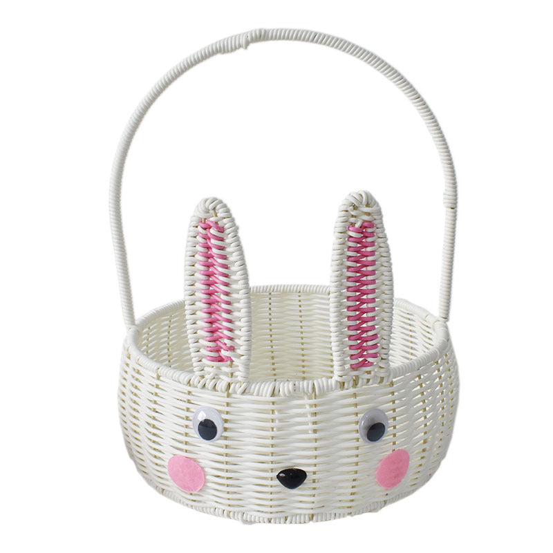 Bunny-Shaped Decorative Storage Basket Kalsten