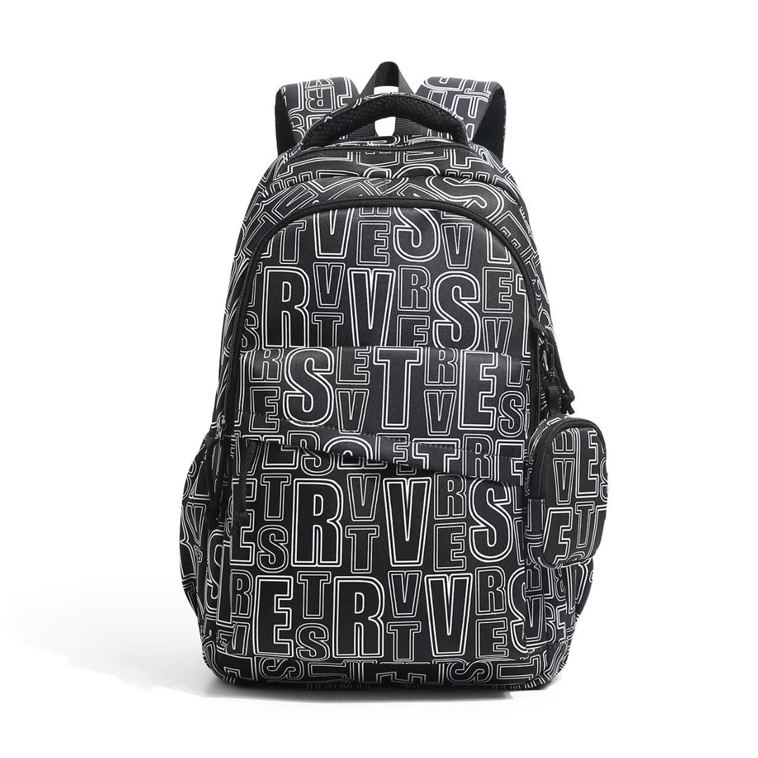 Backpack with trendy lettering Kalsten