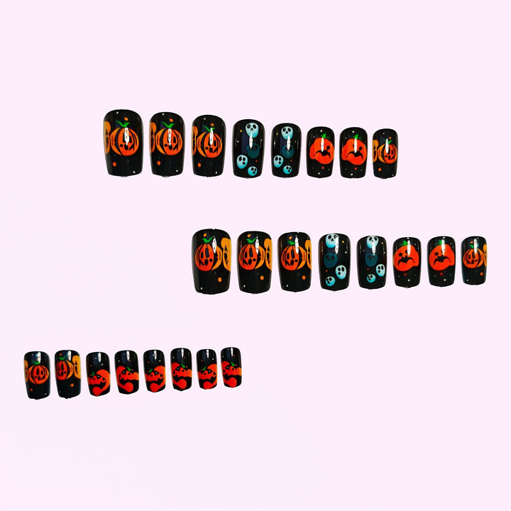 Halloween-Themed Nail Art Design