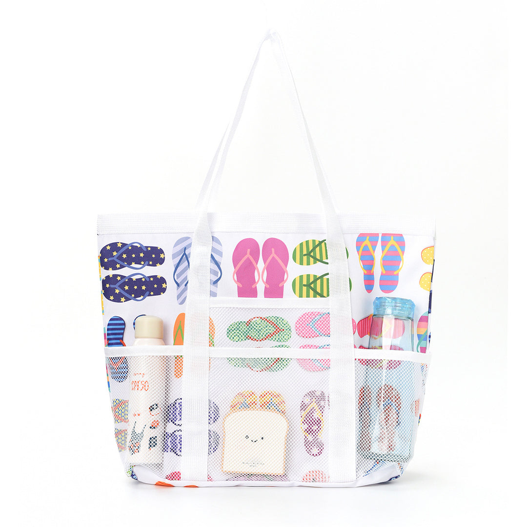 Spacious beach bag with breathable mesh design Kalsten