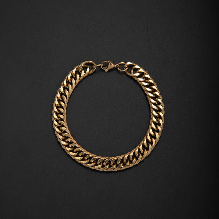 Chunky Metallic Curb Chain Necklace Kalsten