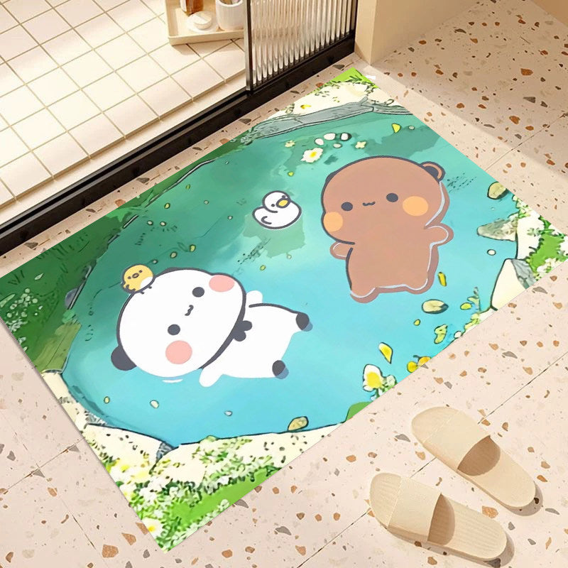 Cute Cartoon-Themed Area Mat