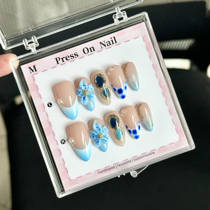 Artistic Reusable Press-On Nail Set