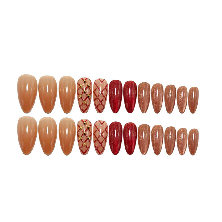 Artificial nail set in elegant and glamorous design Kalsten