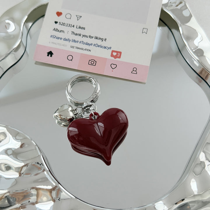 Heart-Shaped Pendant Keychain Kalsten