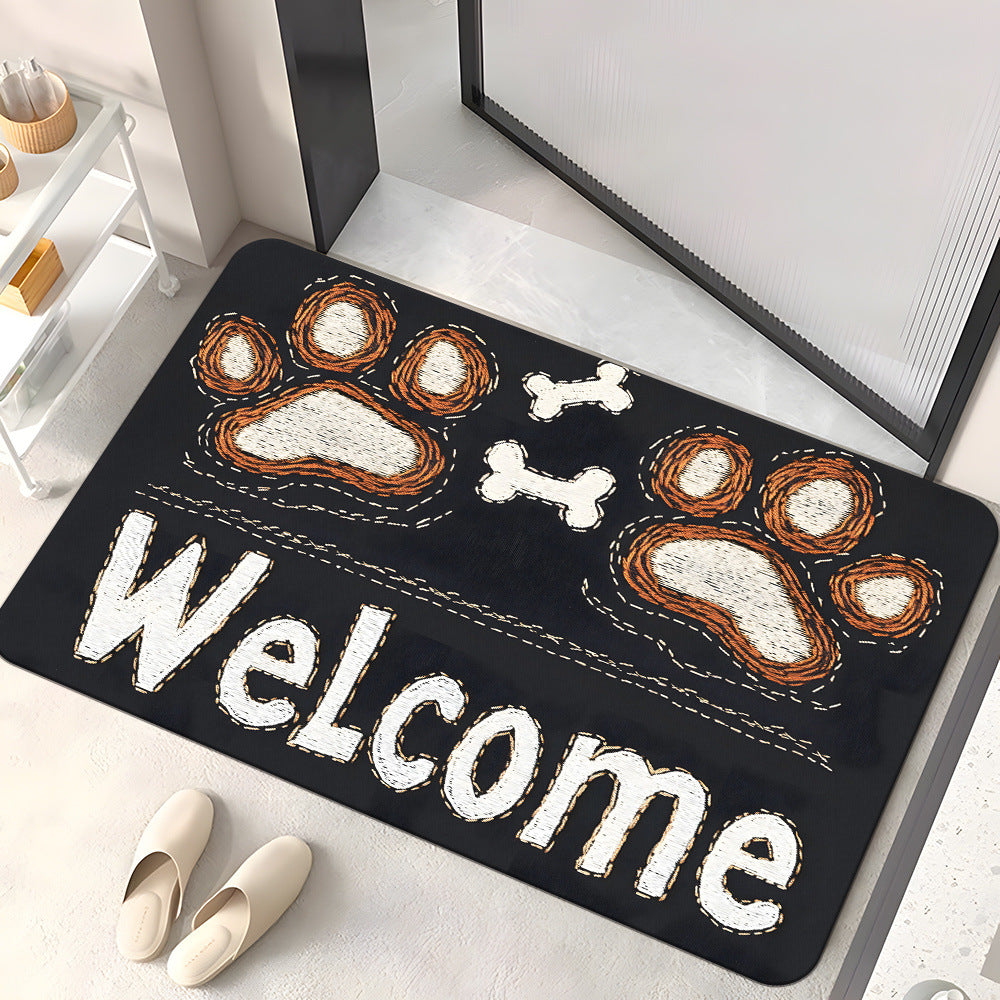 Aquatic-Themed Bath Mat Kalsten