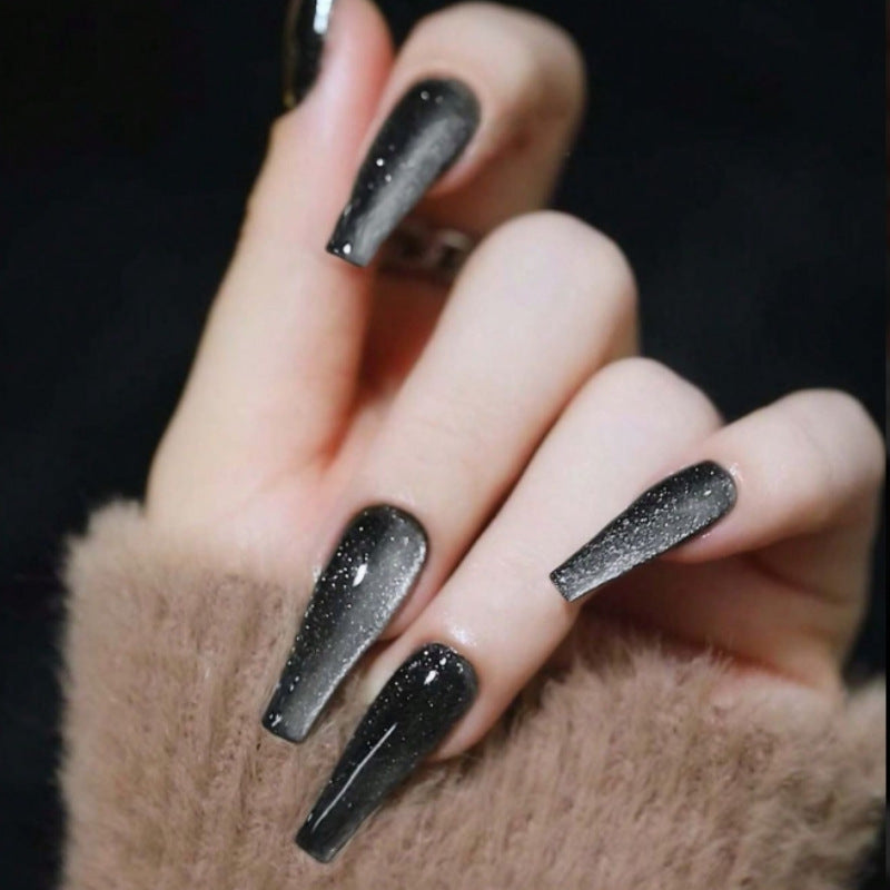 Glossy Stiletto Press-On Nail Art with Ombre Effect Kalsten