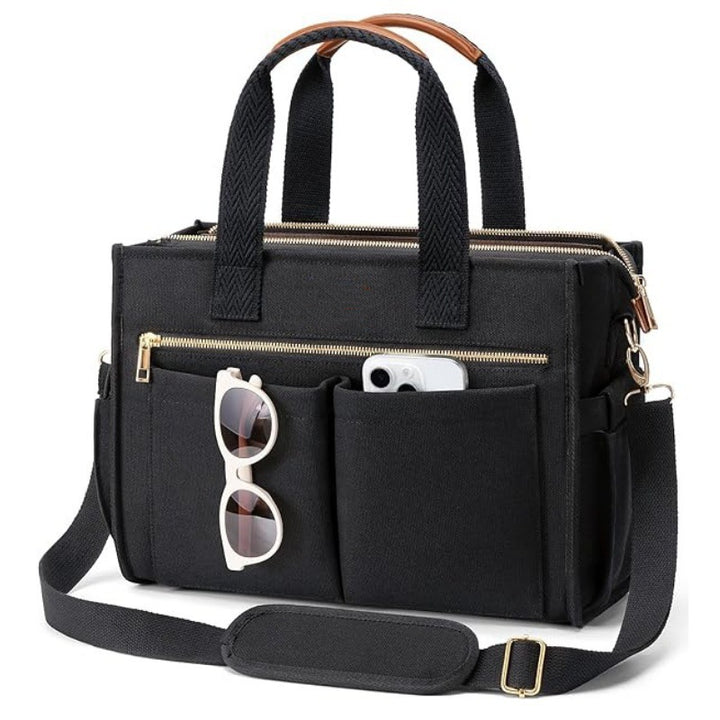 Elegant Handbag with Multiple Compartment System Kalsten