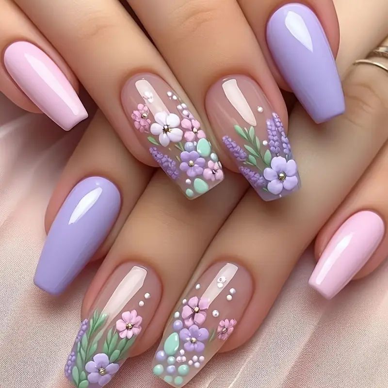 Floral Nail Art Design Kalsten 1789915300