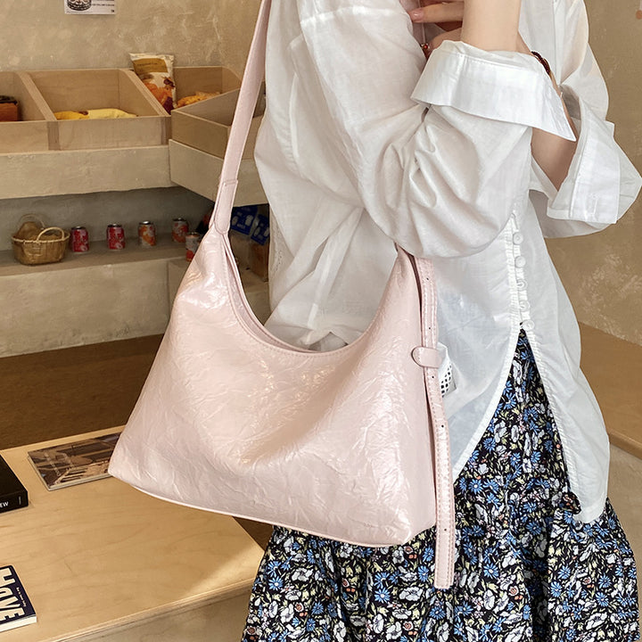 Soft Leather Minimalist Hobo Bag Kalsten