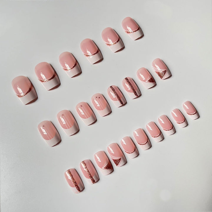 Elegant French Tip Nail Art Set Kalsten 1789915033