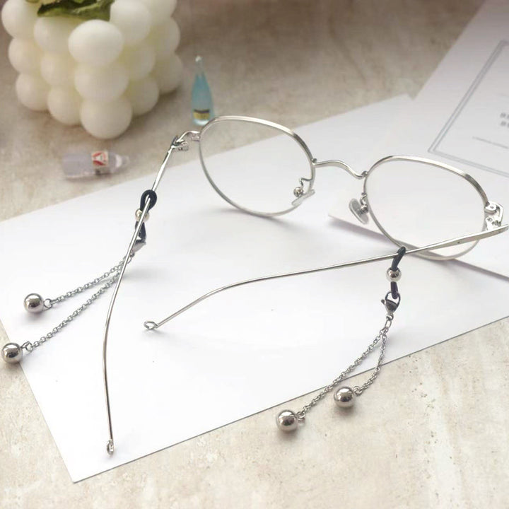 Dangle Earrings with Unique Chain and Bead Design Kalsten