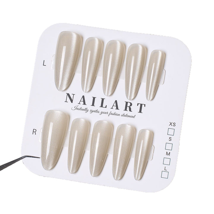 Stylish Long Stiletto Glossy Press-On Nails Kalsten
