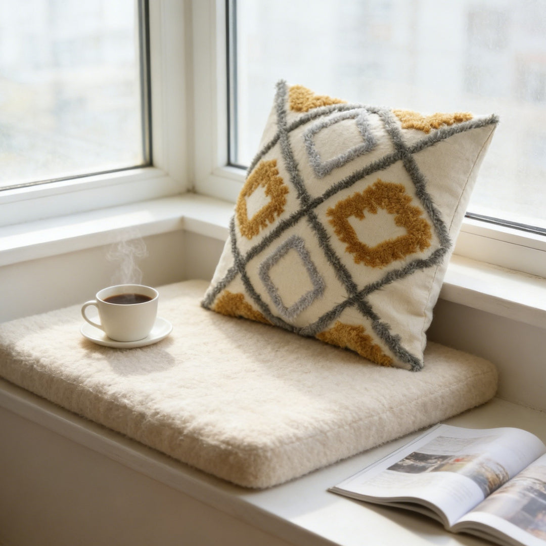 Decorative Geometric Pattern Pillow