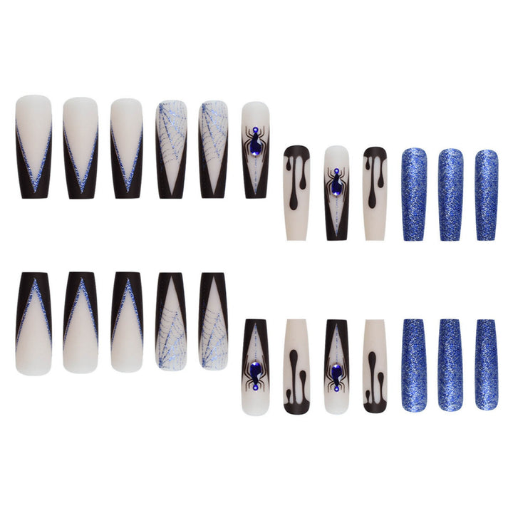 Creative Spider-Themed Press-On Nail Extensions Kalsten
