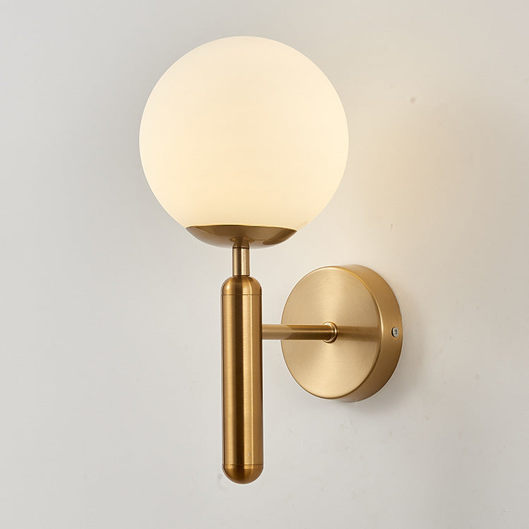 Artistic Clear Globe Wall Sconce