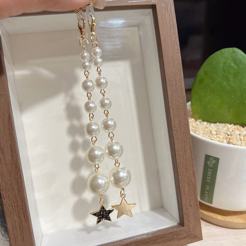 Glamorous Long Pearl Drop Earrings Kalsten