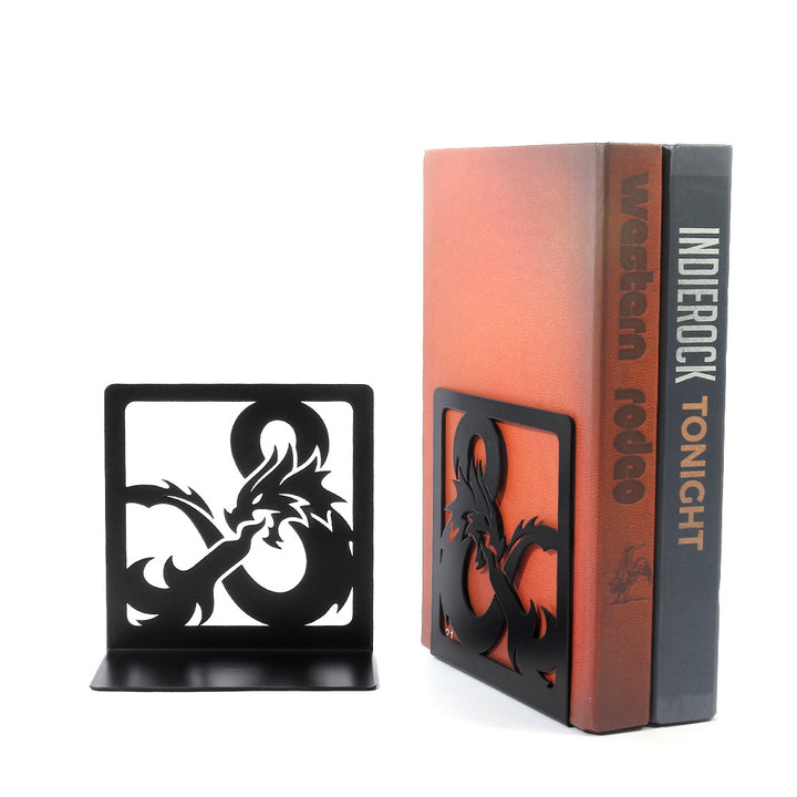 Decorative Metal Dragon Bookends