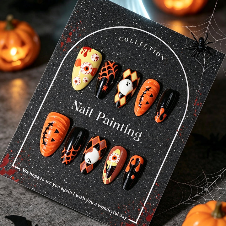 Creative Halloween Press-On Nail Tips Kalsten