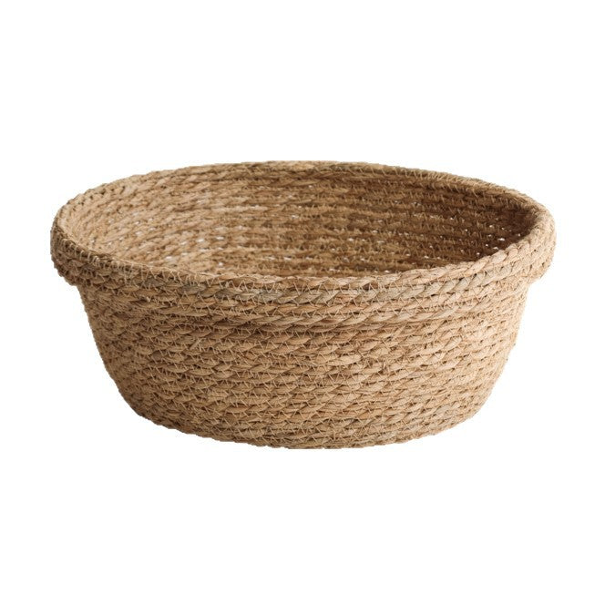Handcrafted storage basket made of natural materials Kalsten