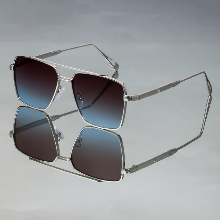 Women's oversized sunglasses with elegant metal frame Kalsten