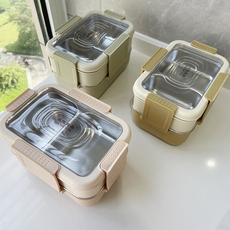 Multi-Layer Leak-Resistant Food Storage Container