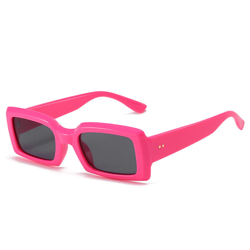 Oversized Geometric Sunglasses with Gradient Lenses Kalsten