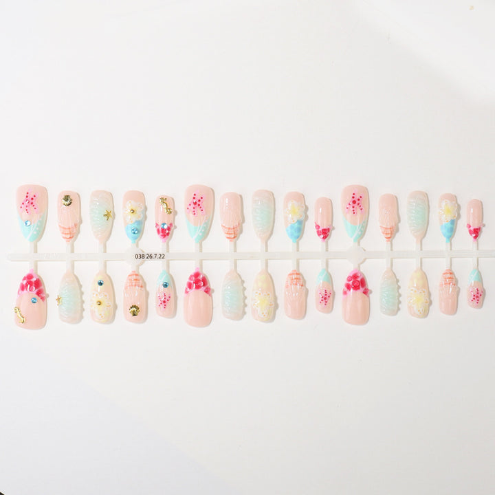Creative Glitter Nail Tips Set Kalsten