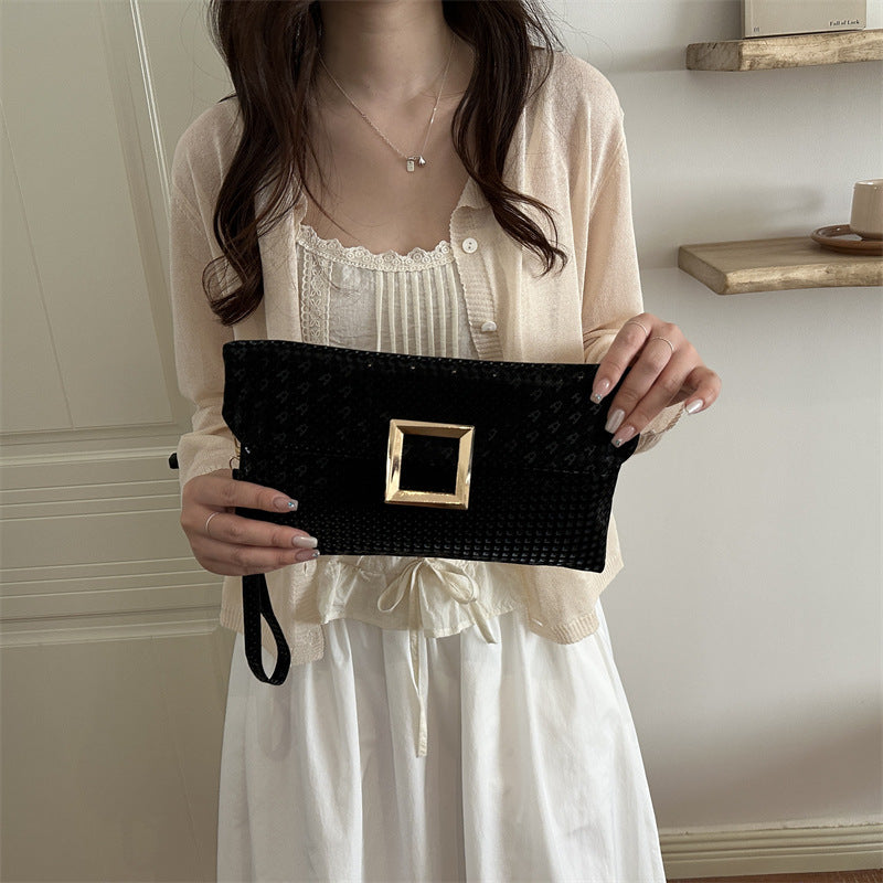 Elegant Textured Clutch Bag