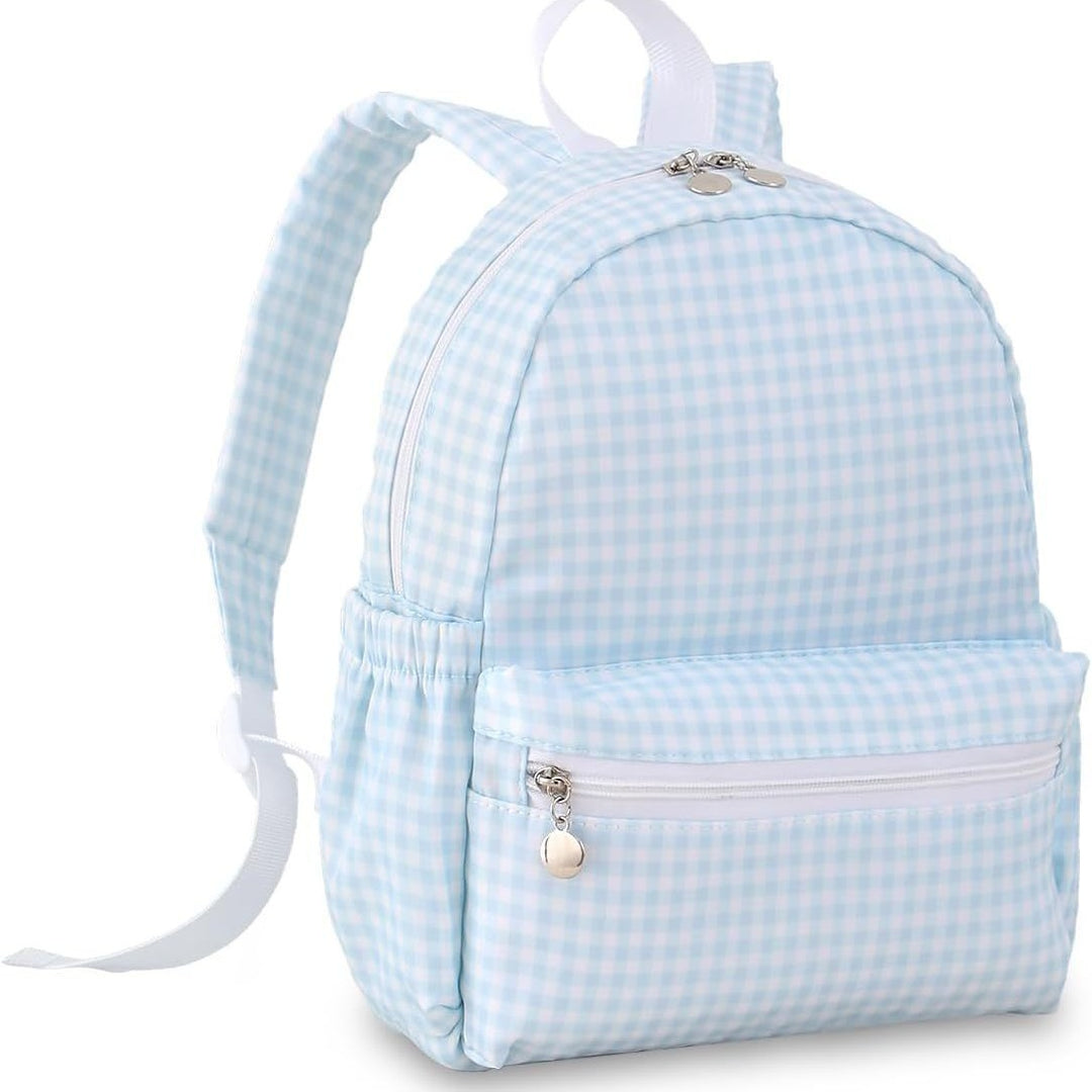 Checked Pattern Mini Backpack Kalsten