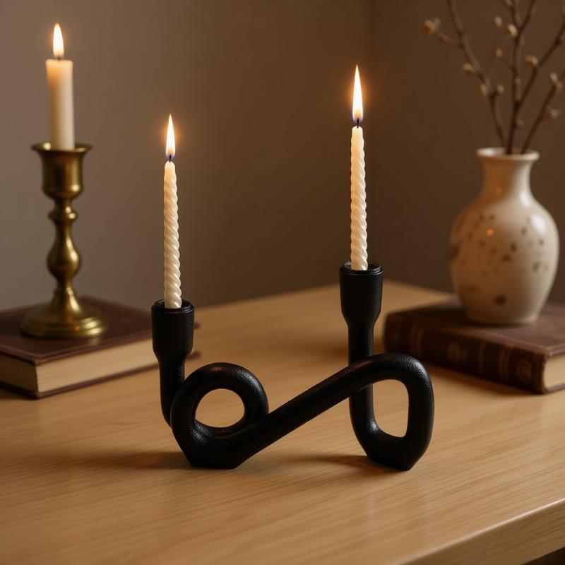 Stylish Iron Candle Holder