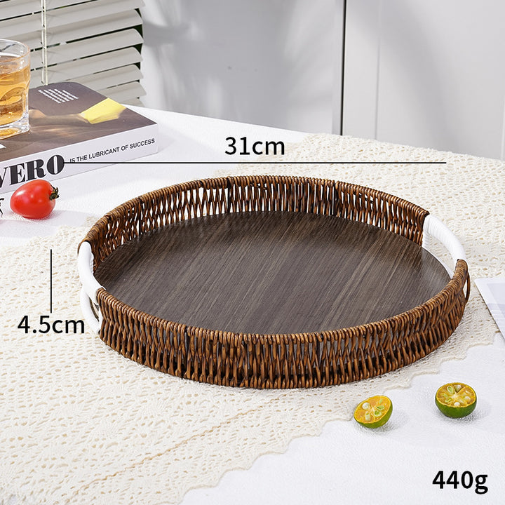 Stylish Handwoven Serving Tray Kalsten