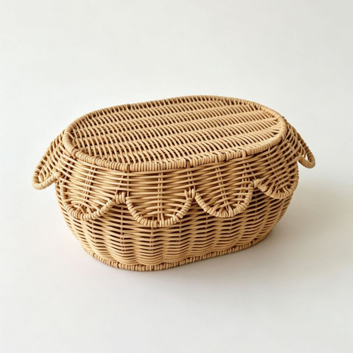 Ornate decoration basket made from natural materials Kalsten