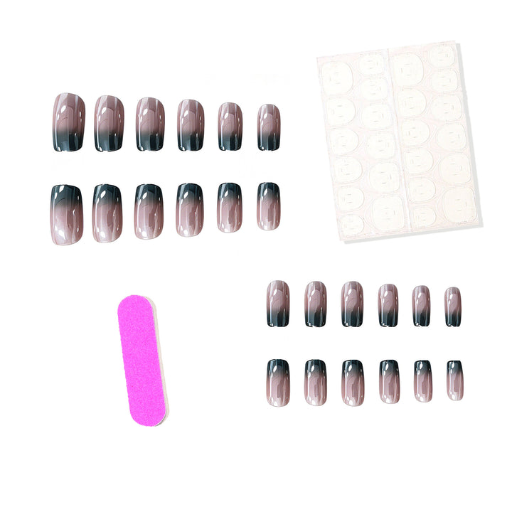 Premium Glossy Ombre Nail Extensions Kalsten