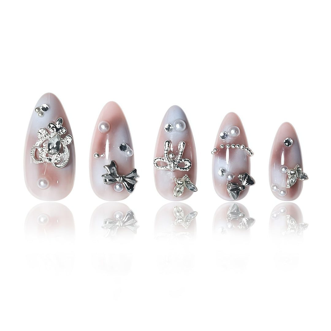 Decorative Stiletto Press-On Nail Set Kalsten