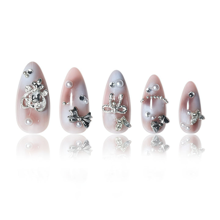 Decorative Stiletto Press-On Nail Set Kalsten