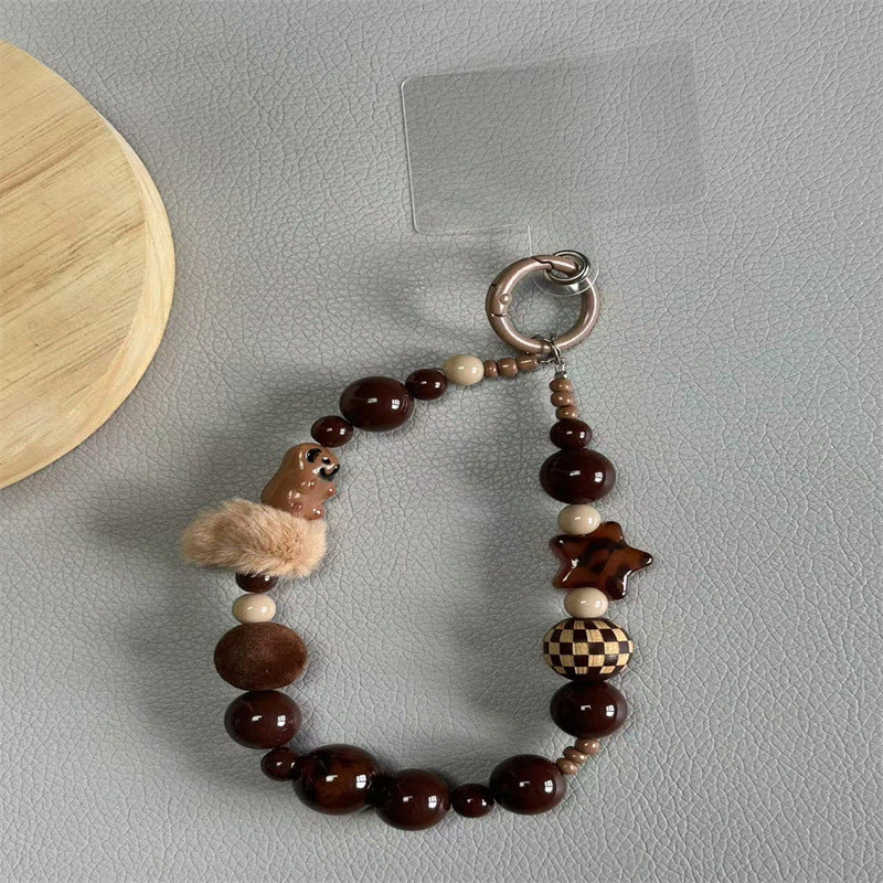 Decorative Beaded Keychain Holder Kalsten