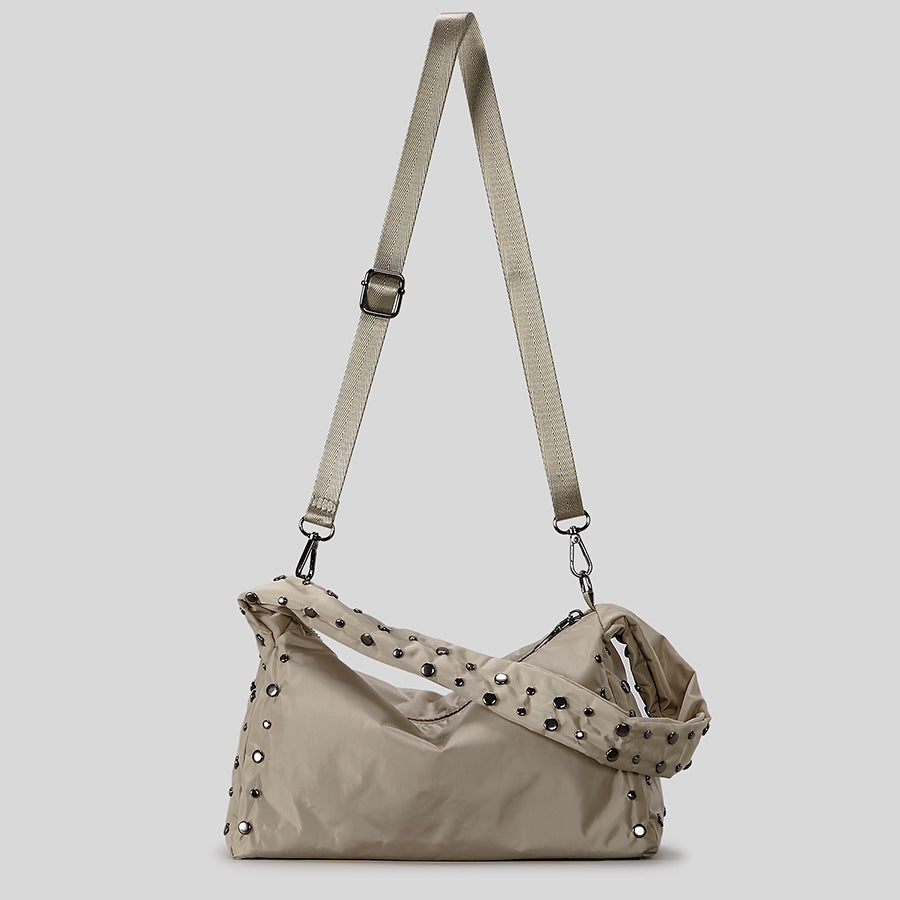 Studded Hobo Bag