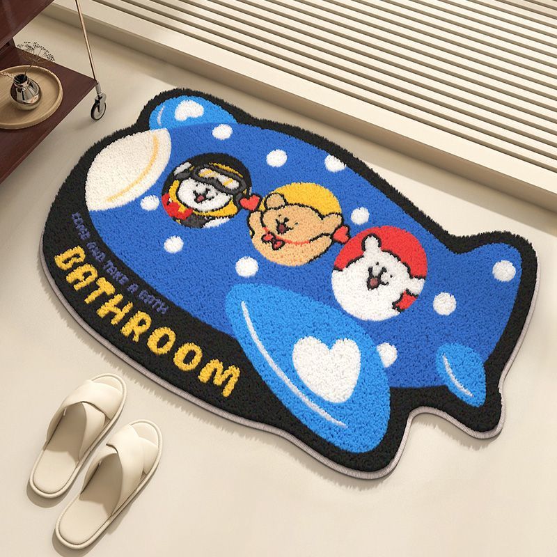 Decorative Cat-shaped Bath Mat Kalsten