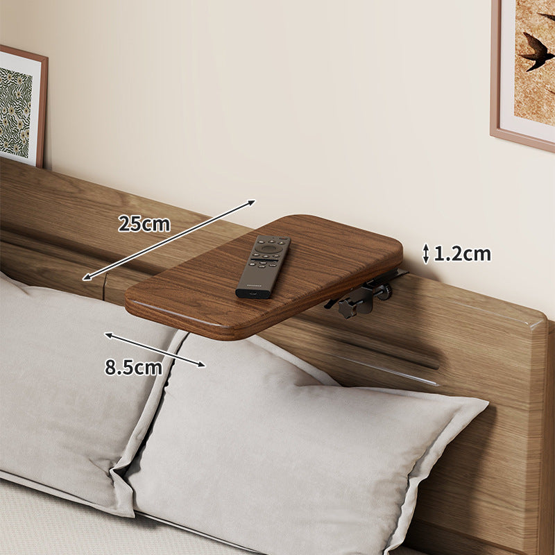 Slim Wall-Mounted Floating Bedside Shelf with Concealed Brackets