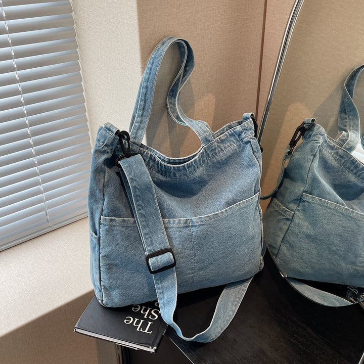 Premium Denim Shoulder Bag Kalsten