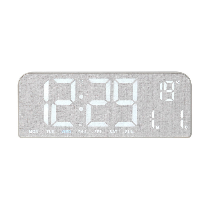 Digital Multi-Function Alarm Clock in Modern Textile Design Kalsten