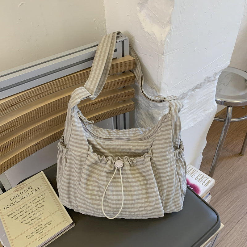 Casual Quilted Shoulder Bag