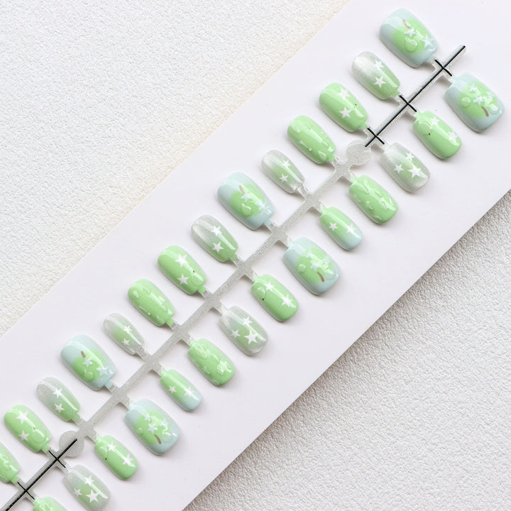 Starry Themed Press-On Nail Set Kalsten