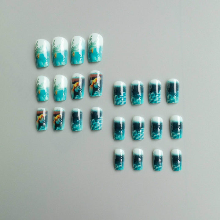 Artistic 3D Aquarium Nail Art Kit