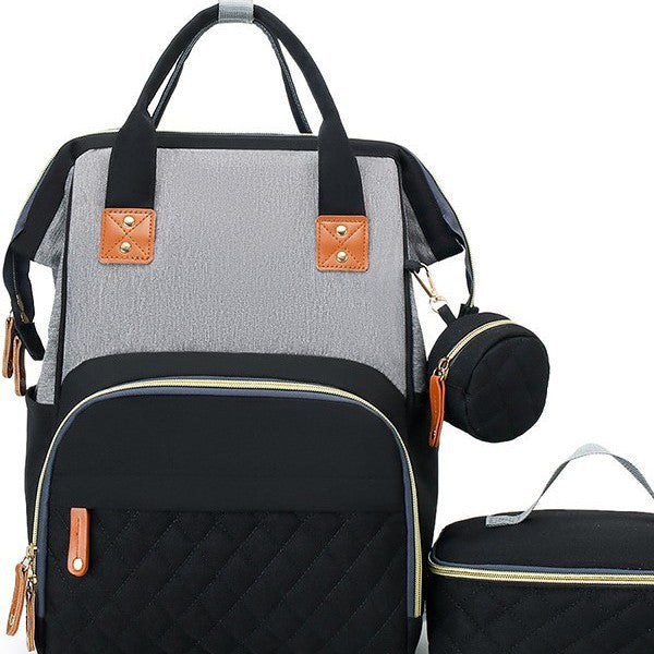 Multi-Purpose Quilted Diaper Backpack Kalsten