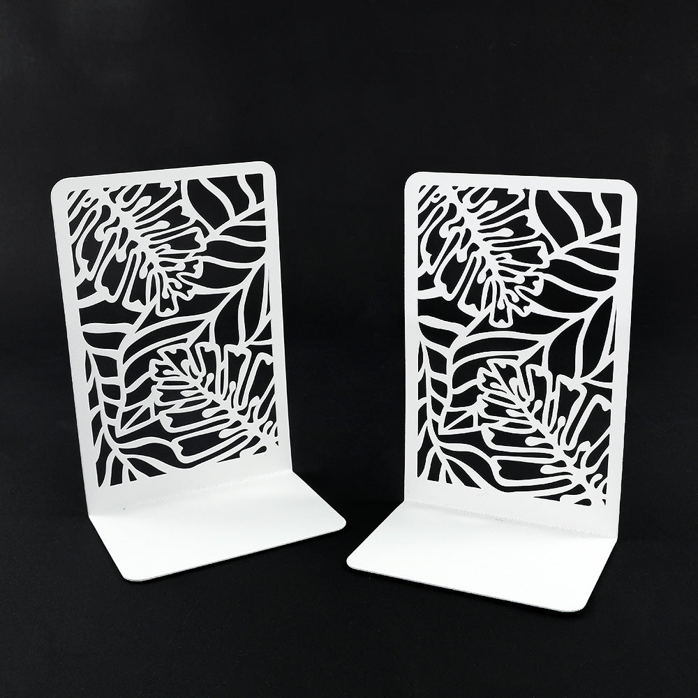 Decorative Plant-Themed Bookends